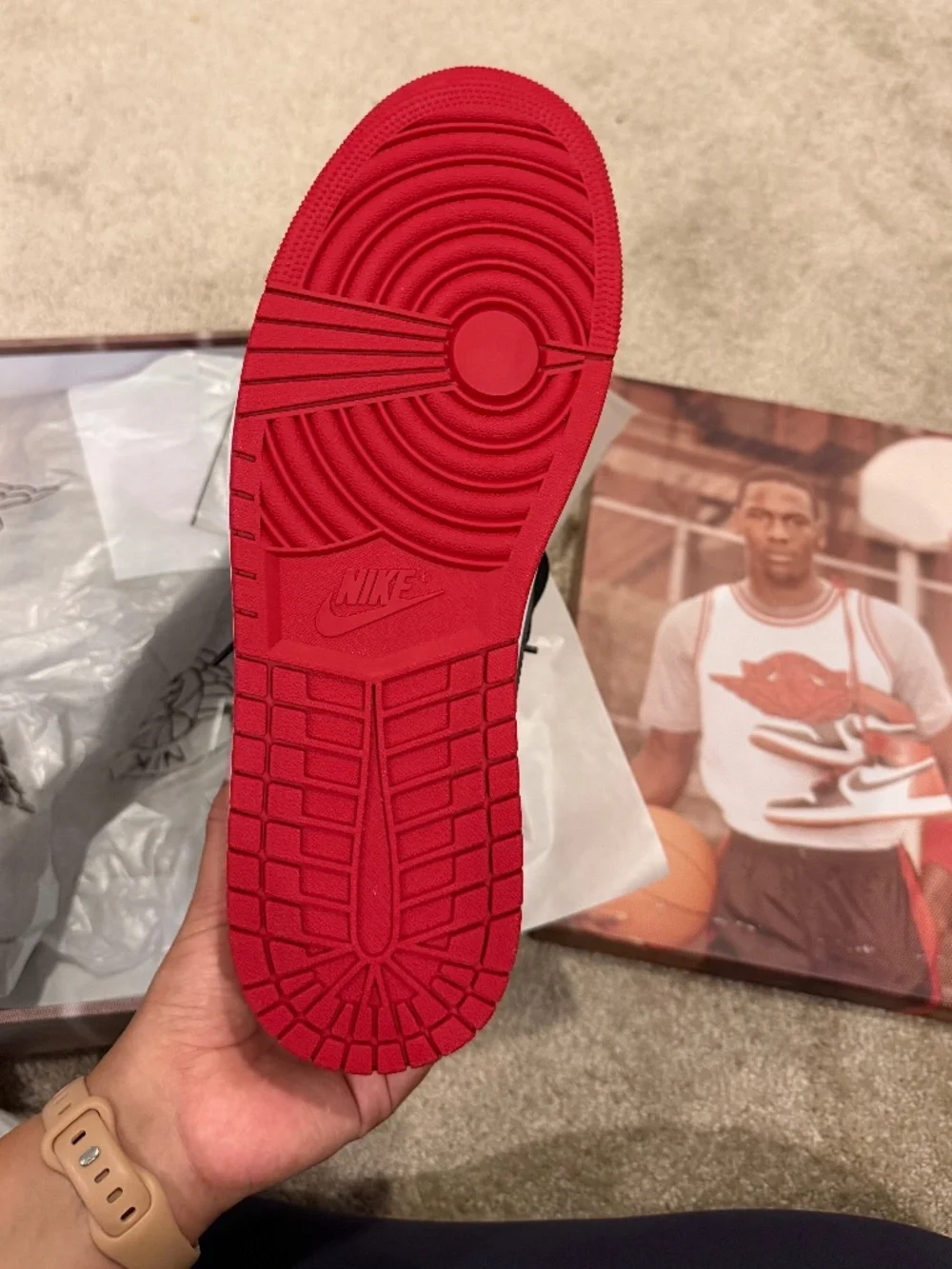 Jordan never worn